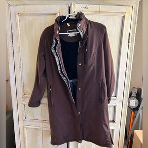 Long Brown Descente Coat